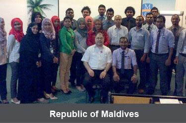 Workshop group in Republic of Maldives